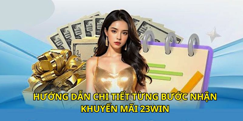 Hướng dẫn chi tiết từng bước nhận khuyến mãi 23Win